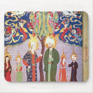 Adam and Eve and their Thirteen Twins Mouse Pad