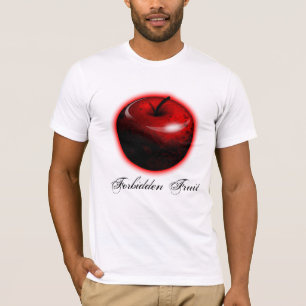 Adam and Eve Apple  - The Forbidden Fruit T-Shirt