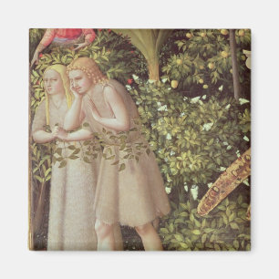 Adam and Eve Expelled from Paradise Magnet