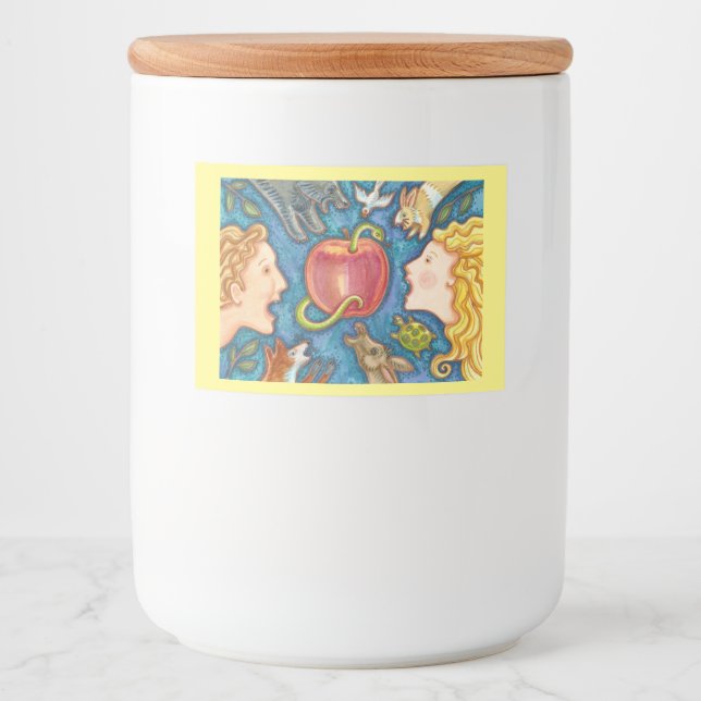 Adam And Eve FOOD AND BEVERAGE LABEL SHEET (Front)