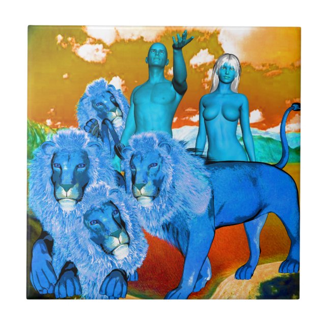 Adam And Eve Tile (Front)