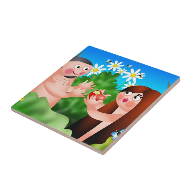 Adam and Eve Tile (Side)