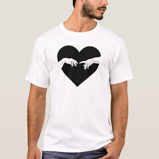 Adam and God T-Shirt (Front)