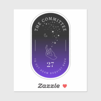  Adam Boqvist Back Twilight Sticker