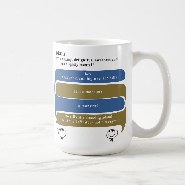 adam coffee mug (Right)