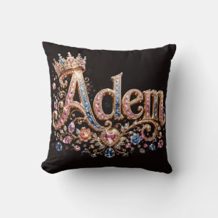 Adam Crown Decorative Throw Pillow