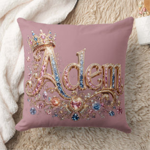 Adam Crown Decorative Wall Clock Cushion