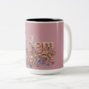 Adam Crown Decorative Wall Clock Two-Tone Coffee Mug