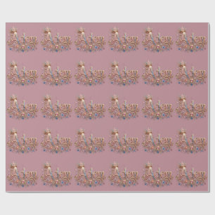 Adam Crown Decorative Wall Clock Wrapping Paper