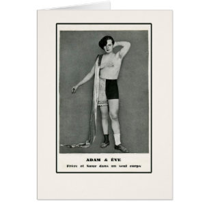 Adam & Eve Half Man Half Woman