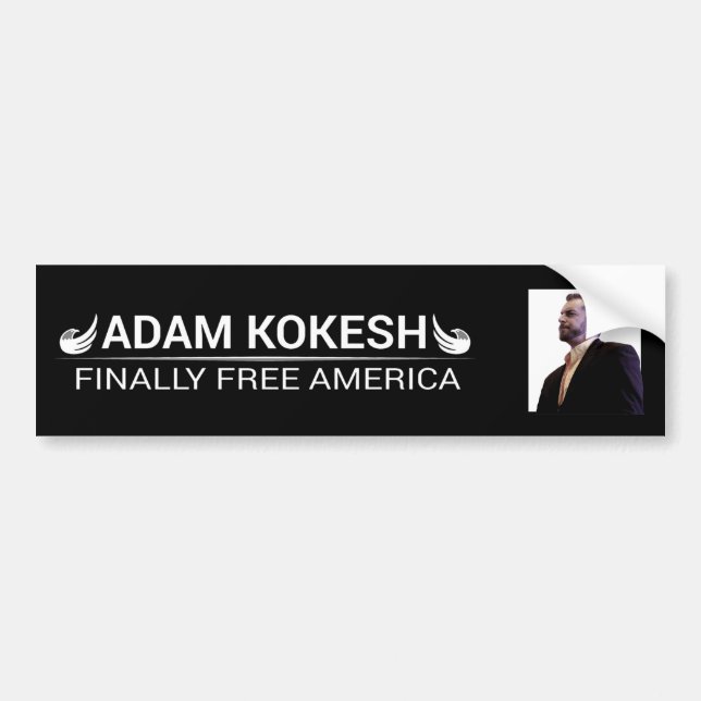 Adam Kokesh Libertarian 2020 Bumper Sticker (Front)