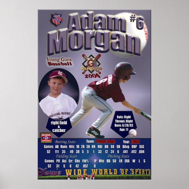 Adam Morgan Poster (Front)
