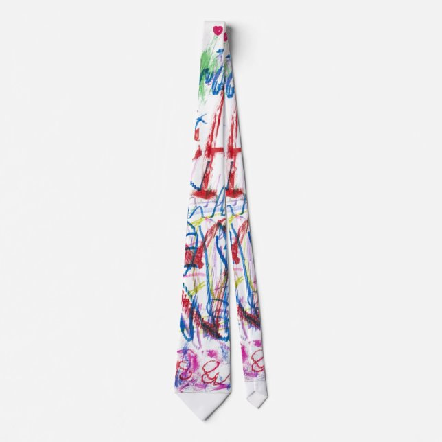 Adam Moyer Merch THC-A thaddeus & crimson band Tie (Front)