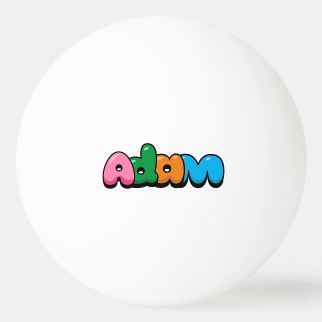 Adam Ping Pong Ball (Front)