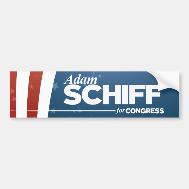 Adam Schiff Bumper Sticker (Front)