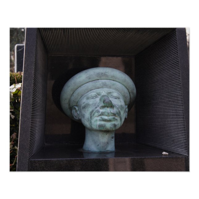 Adam - Sculpture On Rudolf Hausner's Grave Poster (Front)