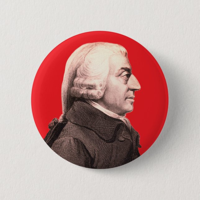 Adam Smith 6 Cm Round Badge (Front)