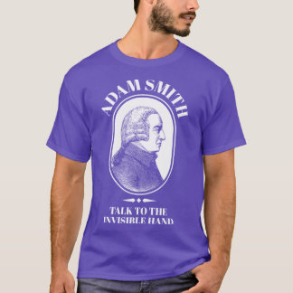 Adam Smith Funny Economics Professor Invisible Han T-Shirt