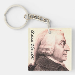 Adam Smith Profile/ signature Key Ring