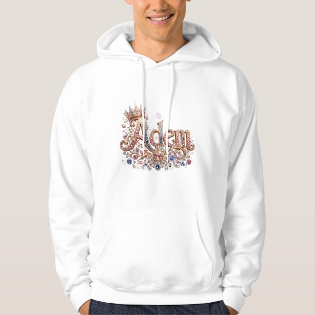 Adam Sparkle Crown Hoodie Sweatshirt (Front)