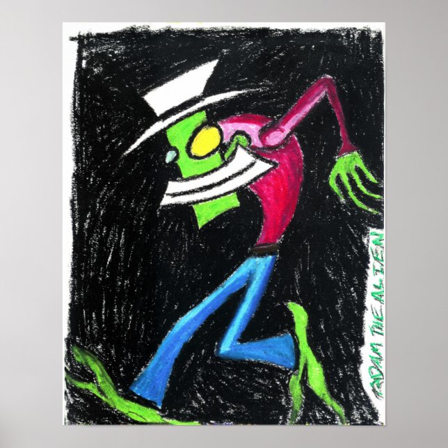 Adam the Alien Poster (Front)