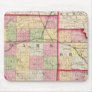Adams, Brown, Pike counties Mouse Pad