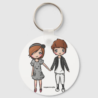 Adams Couple Keychain