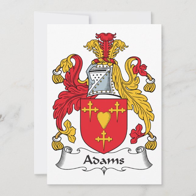 Adams Family Crest (Front)