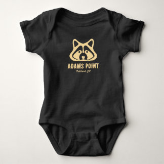 Adams Point Racoon Baby T-Shirt Bodysuit