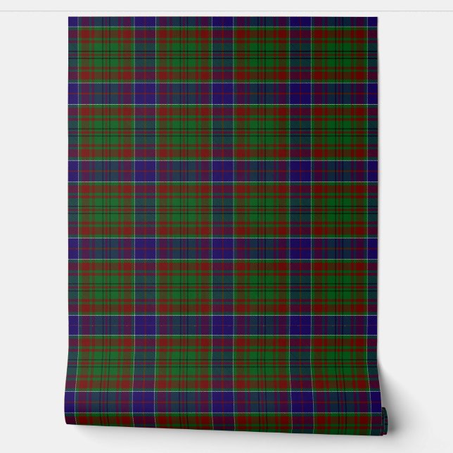 Adams Tartan Plaid Scottish Clan Wallpaper (Unrolling)