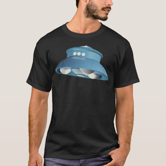 Adamski Ufo Flying Saucer Textless T-Shirt (Front)