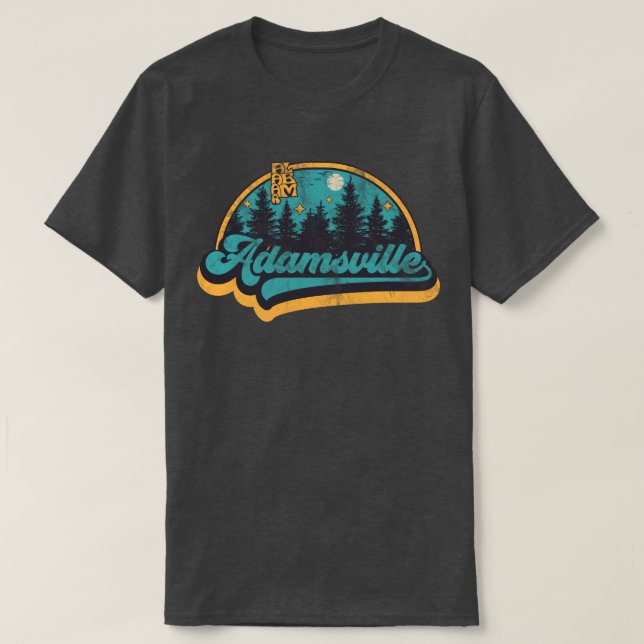 Adamsville, Alabama T-Shirt (Design Front)