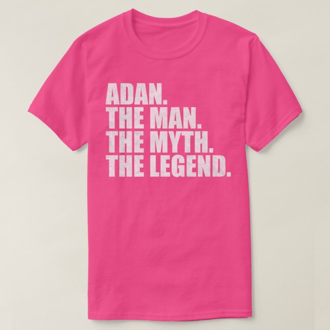 AdanAdan Name Adan given name T-Shirt (Design Front)