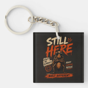 Adapt Survive Repeat Roach Keychain