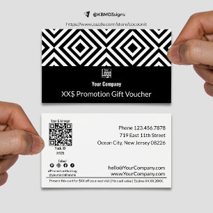 Adaptable Business Promotion Gift Voucher Card