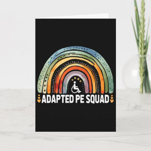 Adapted Pe Squad Ck To School Teacher Adapted Pe Card