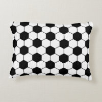 Adapted Soccer Ball pattern Black White