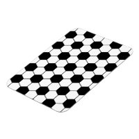 Adapted Soccer Ball pattern Black White