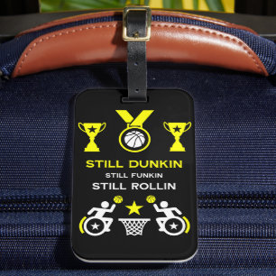 Adaptive Disabled Basketball Luggage Tag