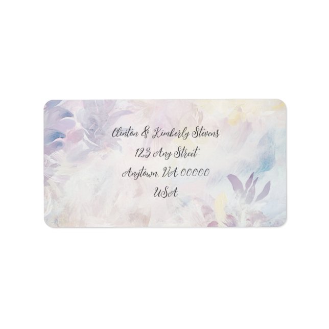 Adara Elegant Customisable Return Address Labels (Front)