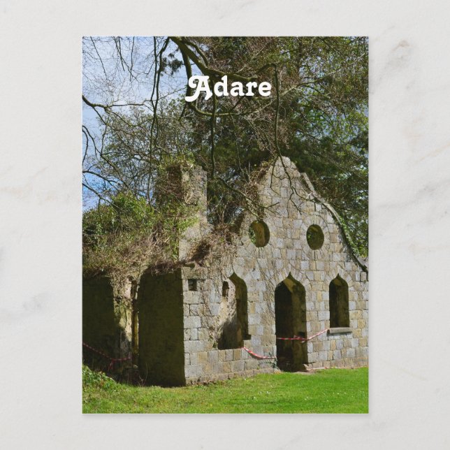 Adare Ruins Postcard (Front)
