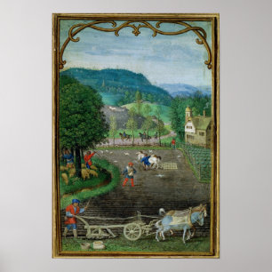 Add 18855 October: ploughing and sowing, from a Bo Poster