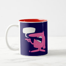 Add a Caption Cartoon Character Mug