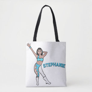 Add A Name Aqua Swirl #2 Tote Bag
