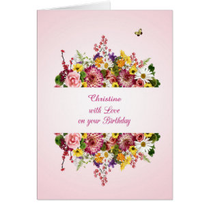 Add A Name Birthday Beautiful Bouquet 
