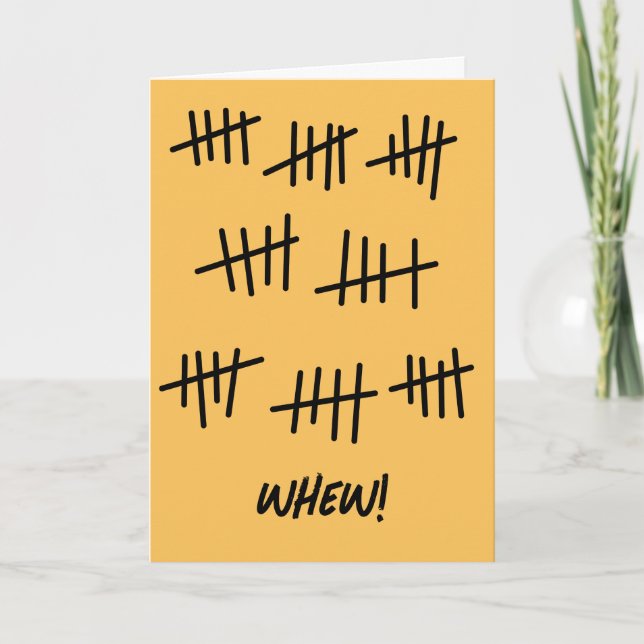 Add a Name Counting to a Happy 40th Birthday Card (Front)