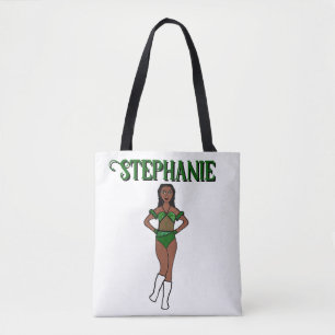 Add a Name Dancer Two Colours Clover Stones #1 Tote Bag