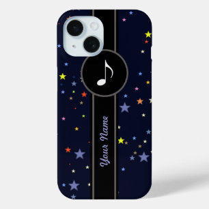 add a name / music note iPhone 15 case