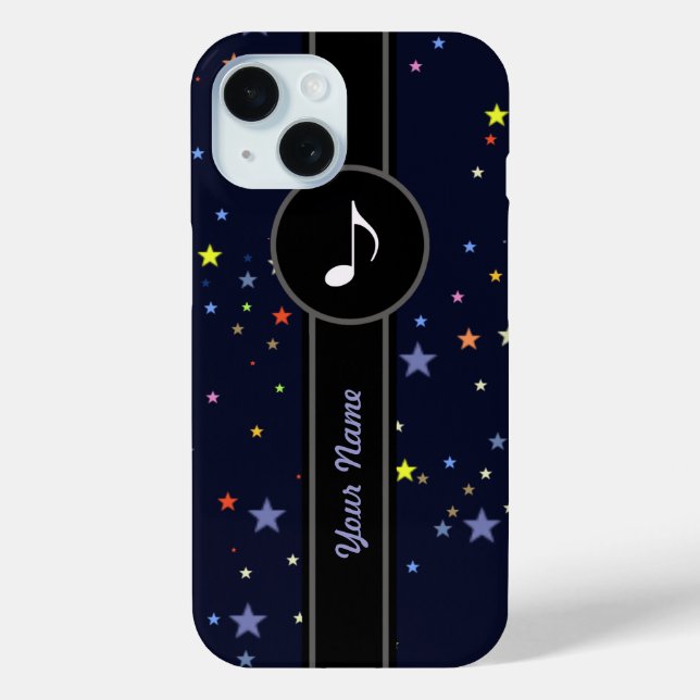 add a name / music note Case-Mate iPhone case (Back)