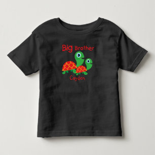 Add a Name Personalised Turtles Big Brother Toddler T-Shirt